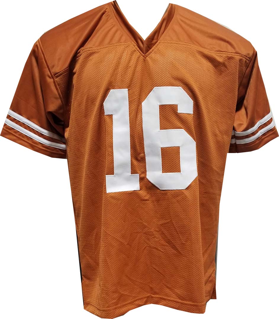 Manning Orange Custom Sewn Jersey