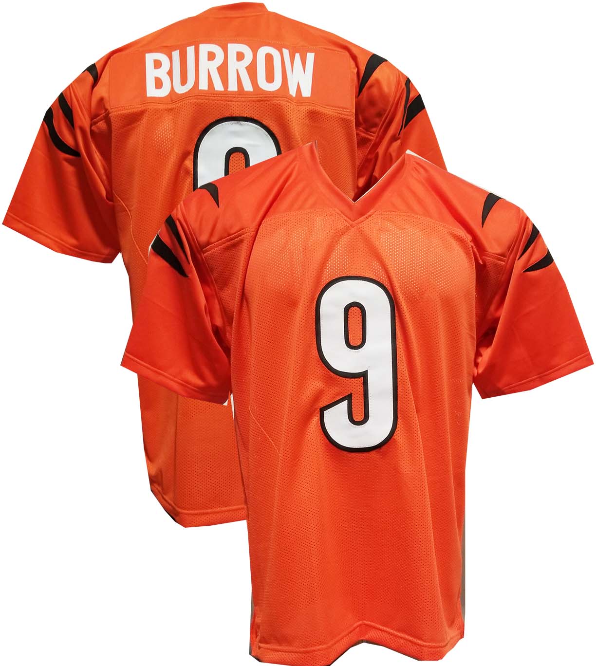 Burrow Orange Custom Sewn Jersey