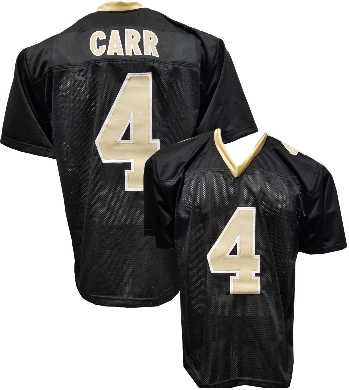 Carr Black Custom Sewn Jersey