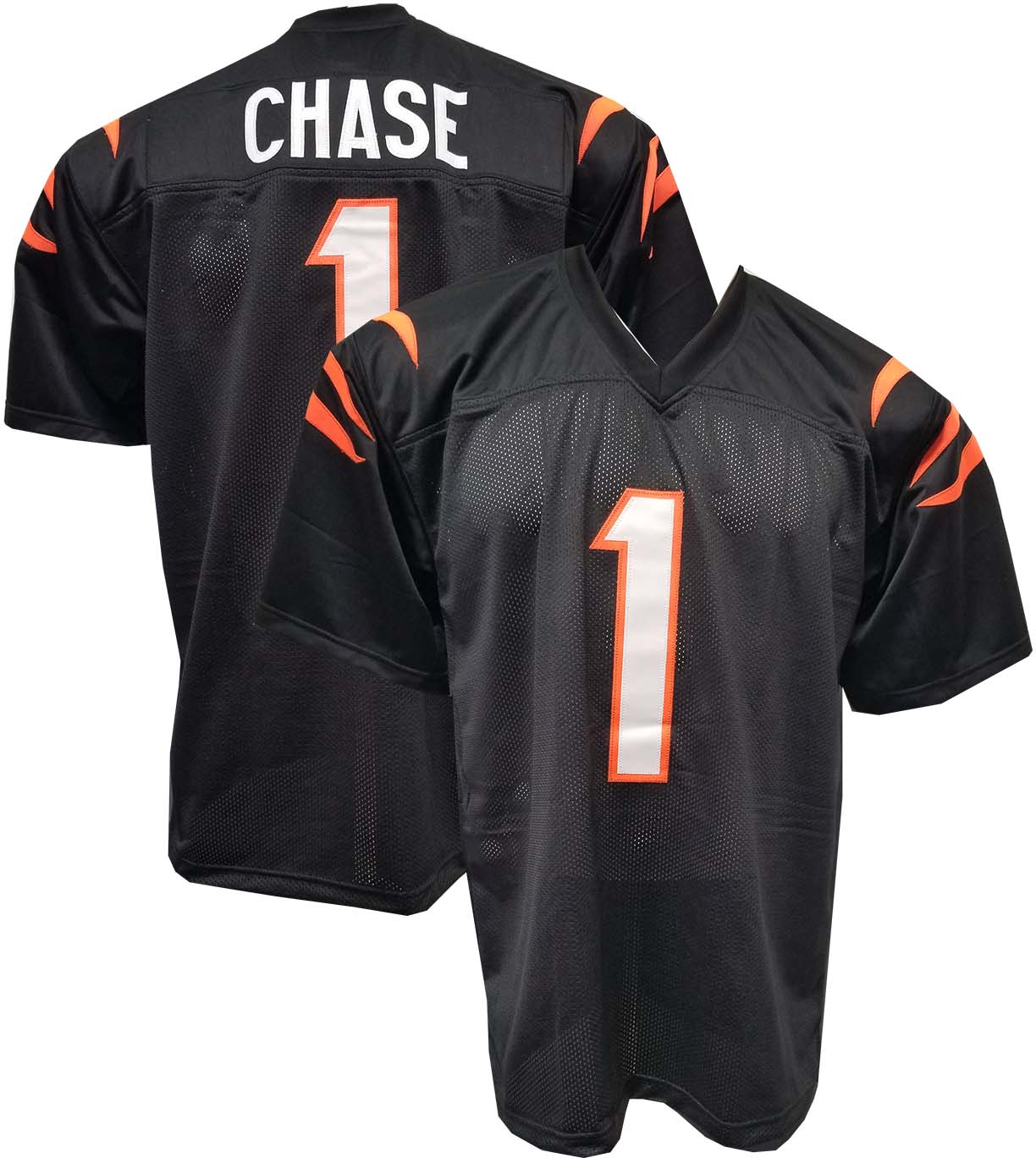 Chase Black Custom Sewn Jersey