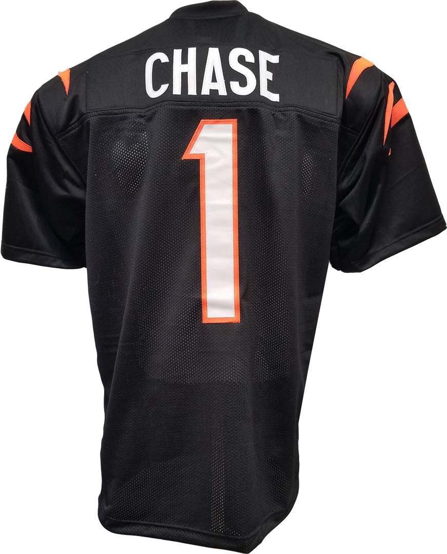 Chase Black Custom Sewn Jersey