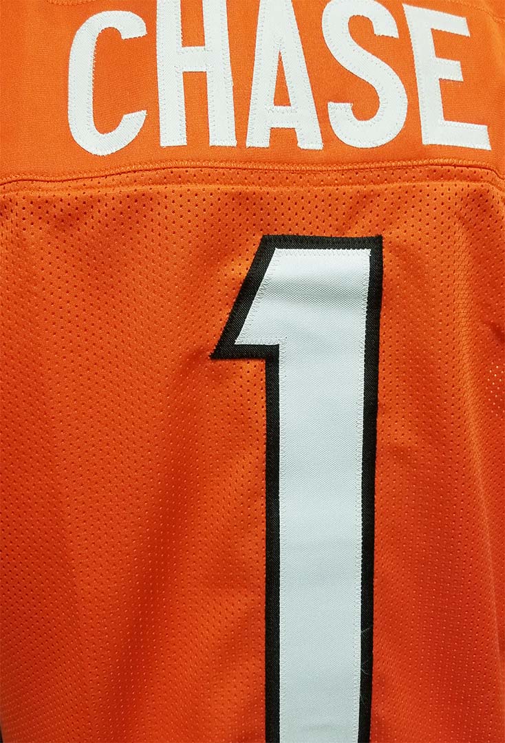 Chase Orange Custom Sewn Jersey