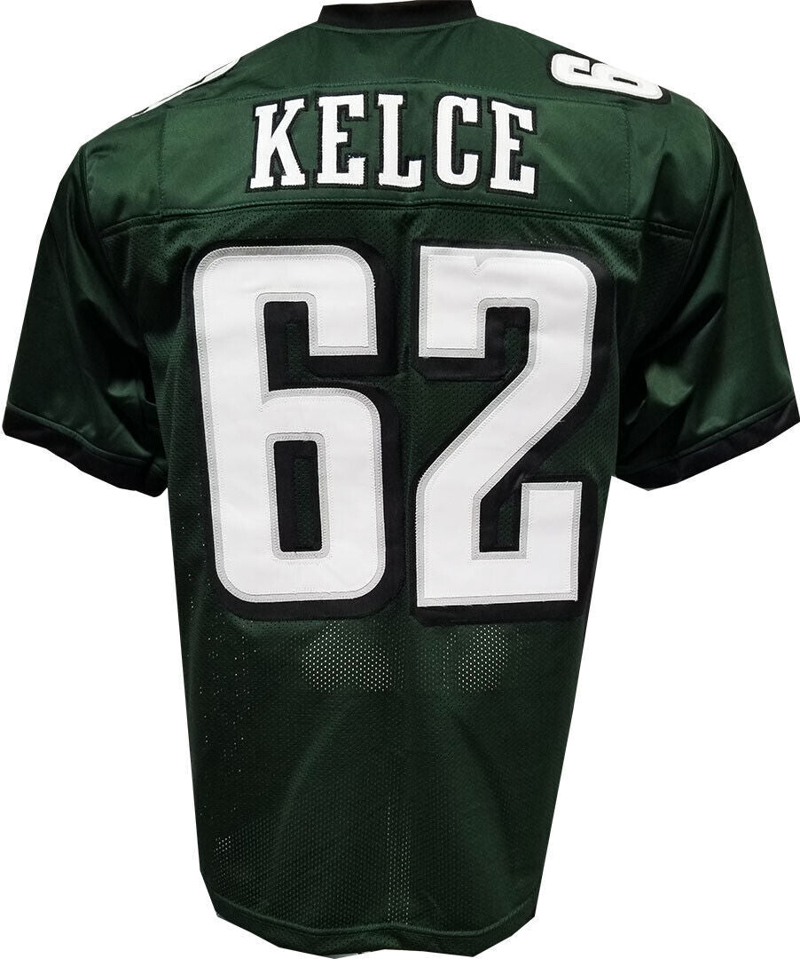 Kelce Green Custom Sewn Jersey