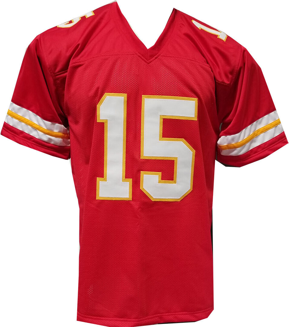 Mahomes Red Custom Sewn Jersey