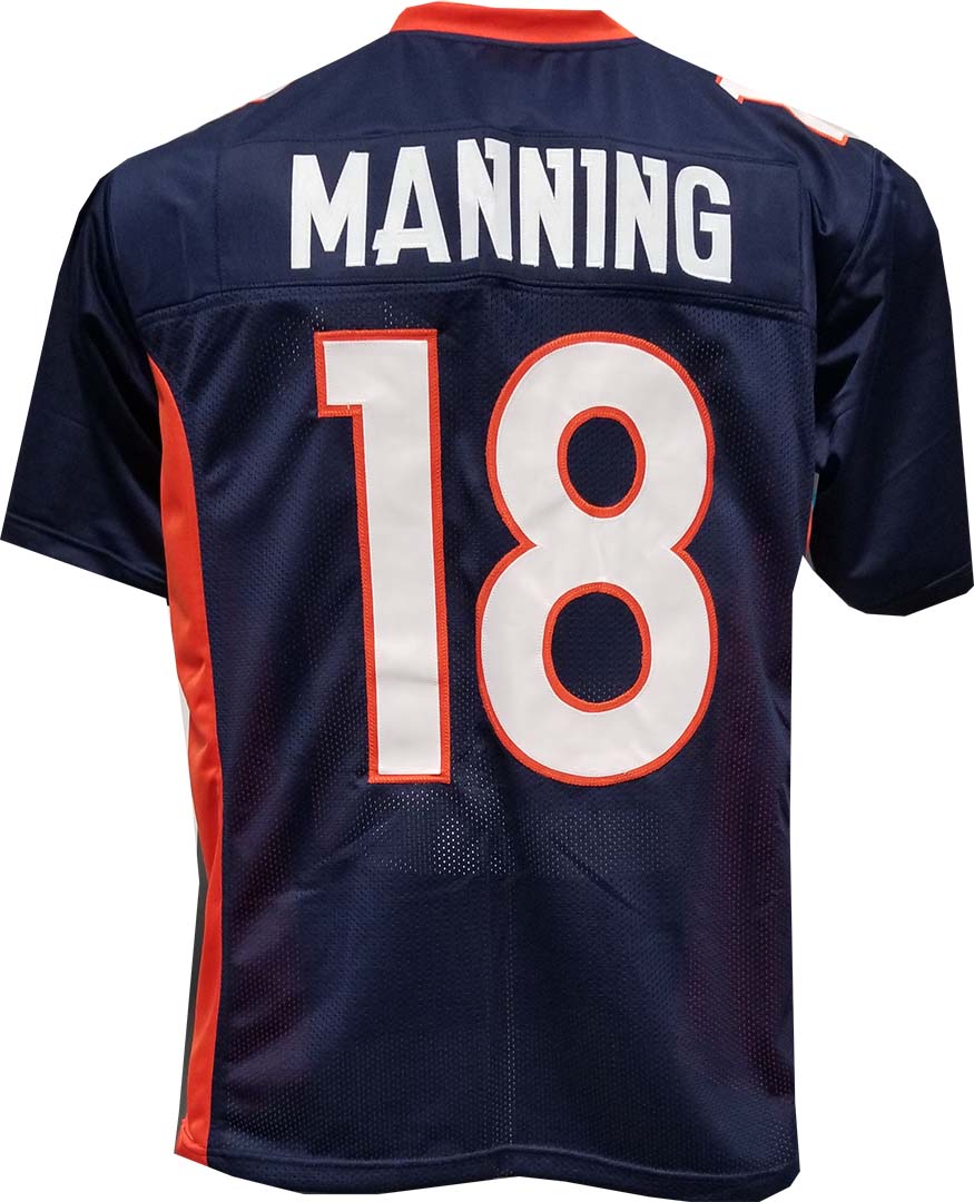 Manning Navy Custom Sewn Jersey