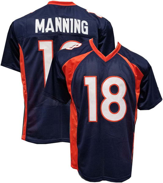 Manning Navy Custom Sewn Jersey