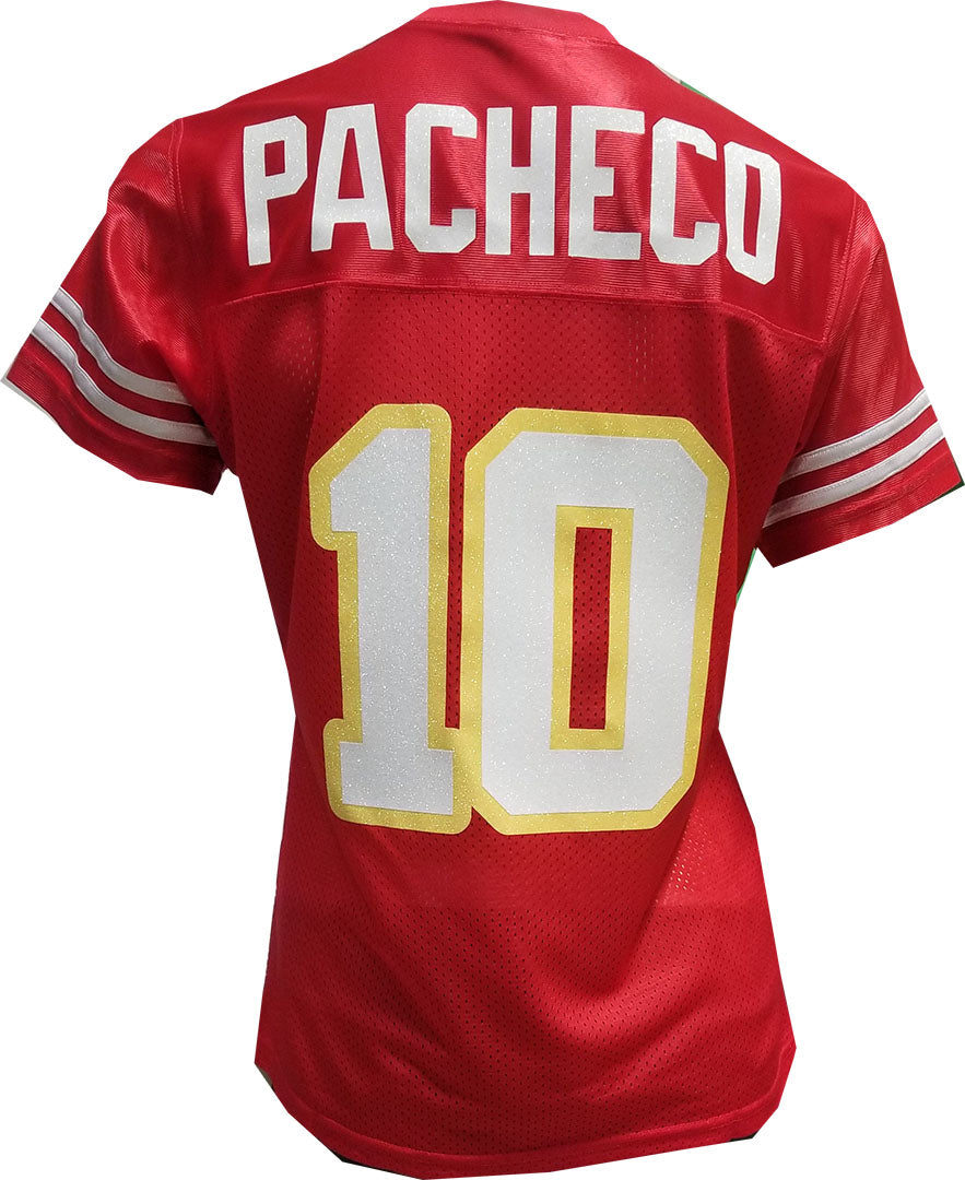 Custom Glitter Flake Womens Pacheco Jersey