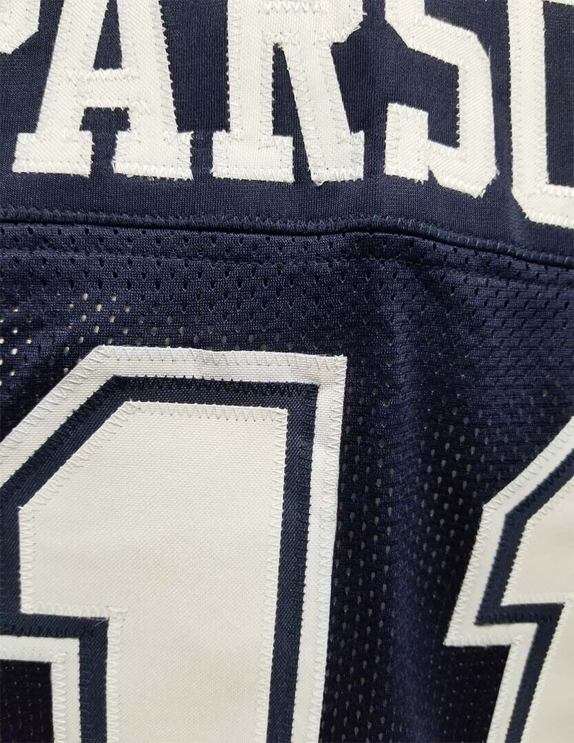 Parsons Navy Custom Sewn Jersey