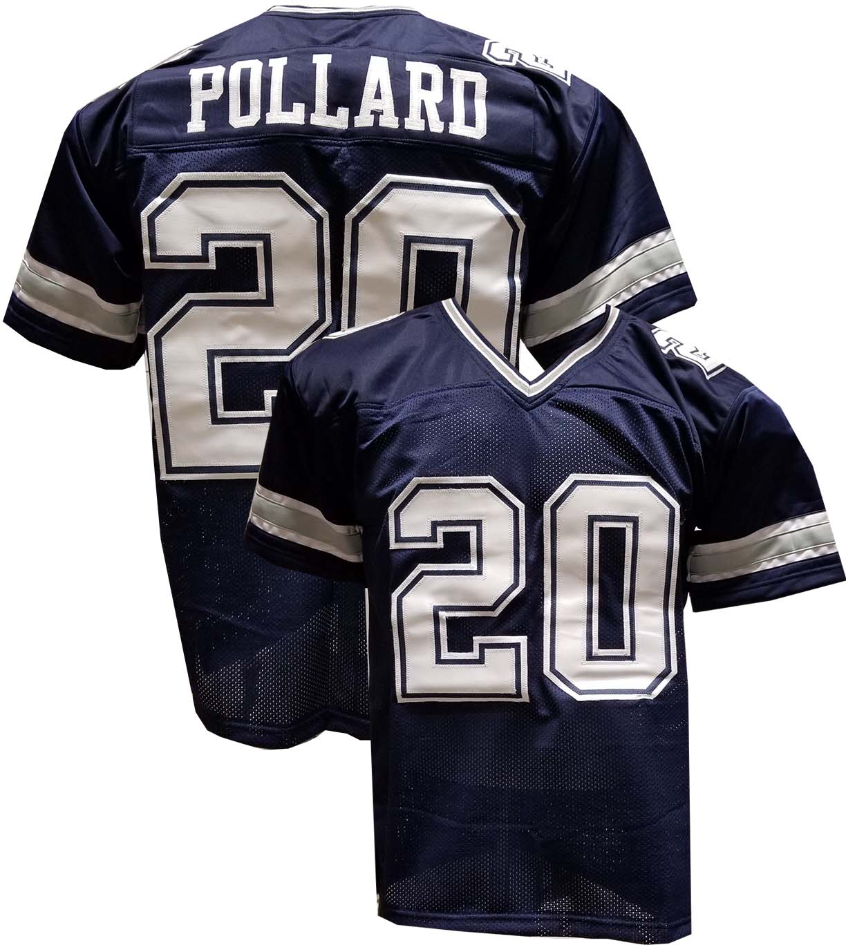 Pollard Navy Custom Sewn Jersey