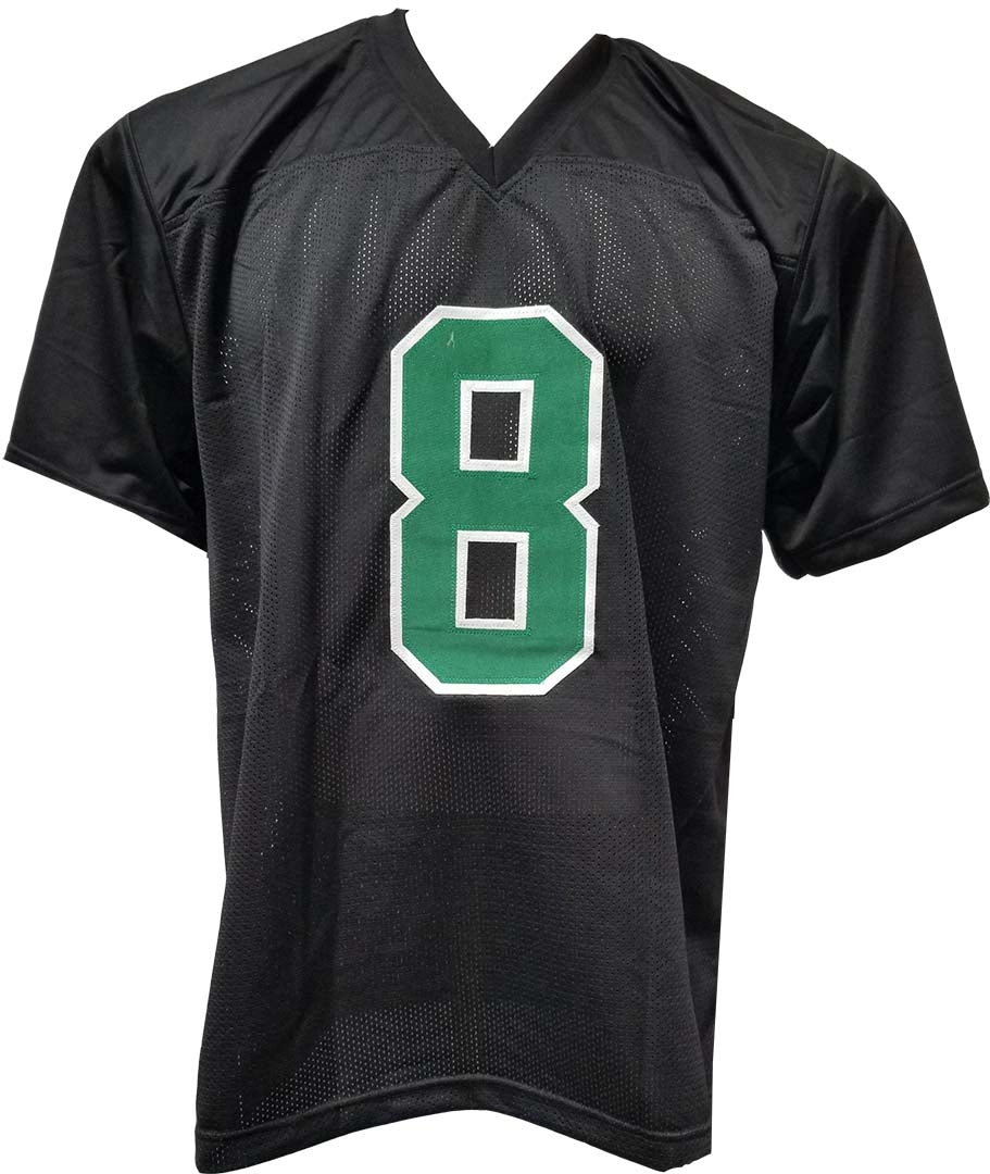 Rodgers Black Custom Sewn Jersey