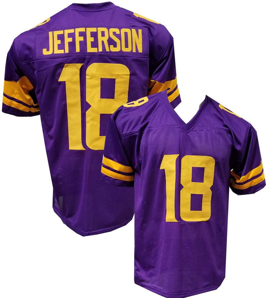 Jefferson Purple Custom Sewn Jersey