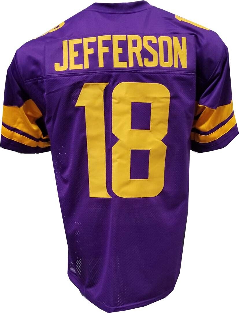 Jefferson Purple Custom Sewn Jersey