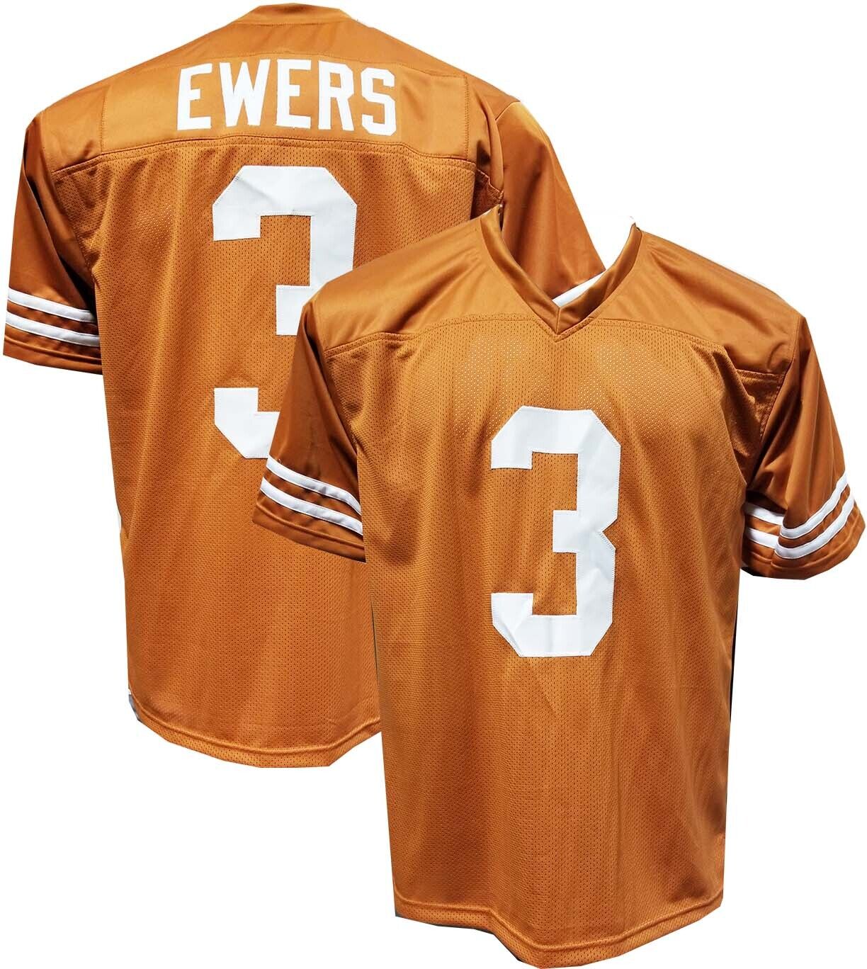 Ewers Orange Custom Sewn Jersey