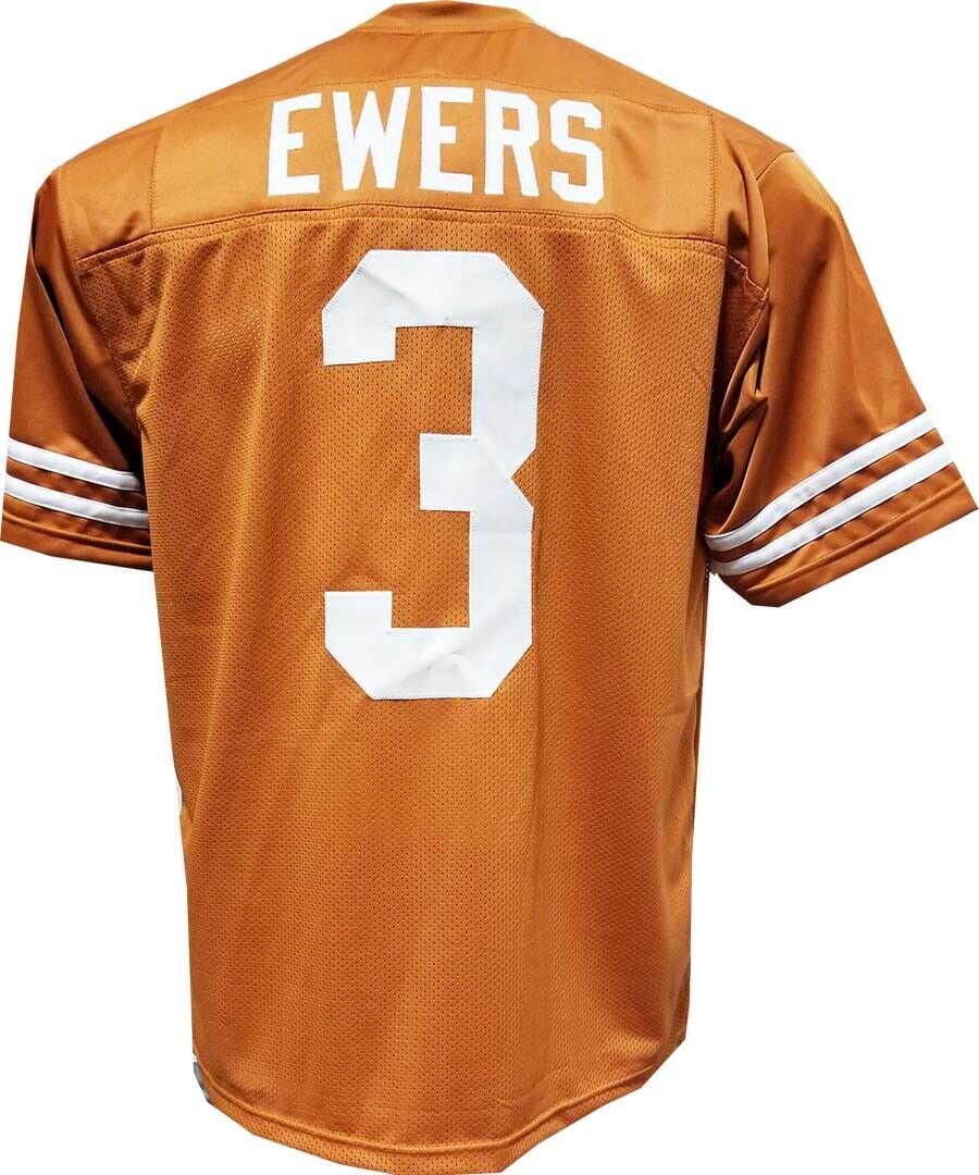 Ewers Orange Custom Sewn Jersey