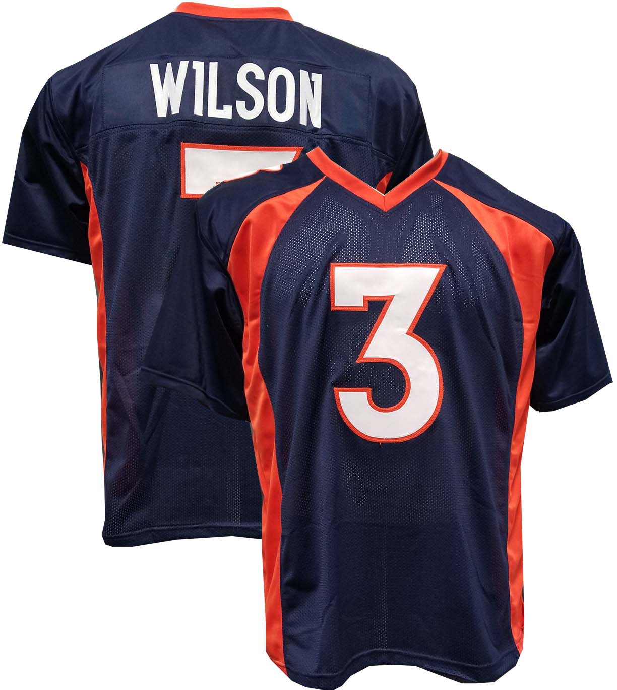 Wilson Navy Custom Sewn Jersey