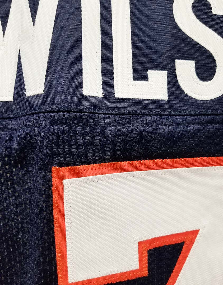 Wilson Navy Custom Sewn Jersey